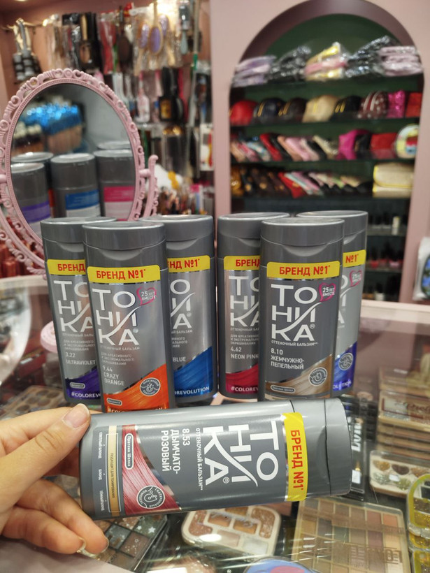 شامپو رنگ توهیکا