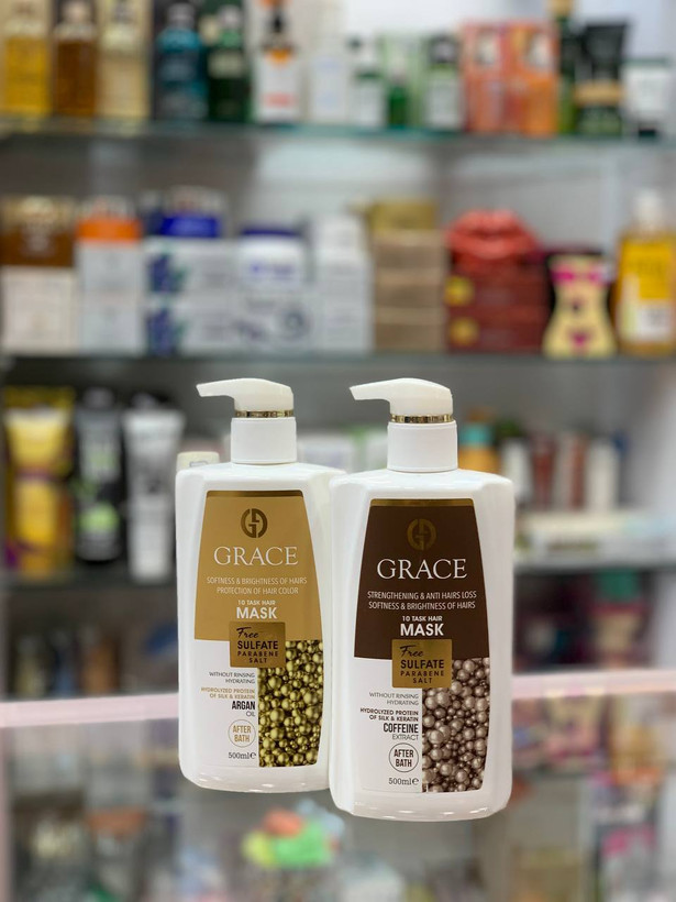 ماسک موی بدون سولفات برند گرئیس حجم 500 میلی و تضمینی